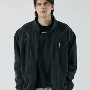 (새상품 택포가격) 산로 [UNISEX] 오드람프 플리스 핑거홀 자켓 - 블랙 2XL