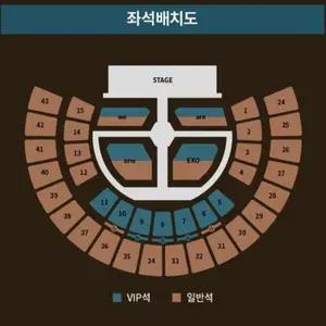 엑소 콘서트 막콘 앙콘 VIP 스탠딩 티켓+앨범미공포 판매합니다