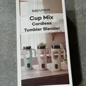 SSAPER 컵믹스 무선 텀블러 블렌더 (아이보리)