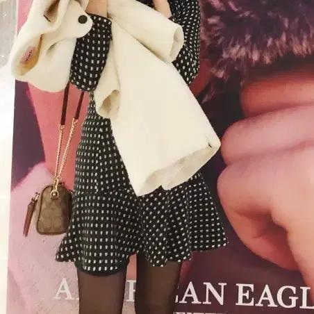 [55] 여성 겨울 원피스, 모직, 후레아, 미니, 러블리 파티