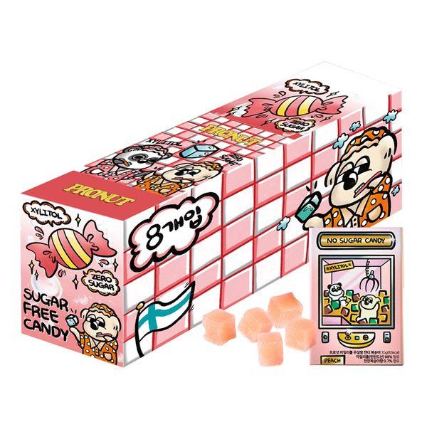 [프로넛] 무설탕 자일리톨 캔디 30g*8개_복숭아