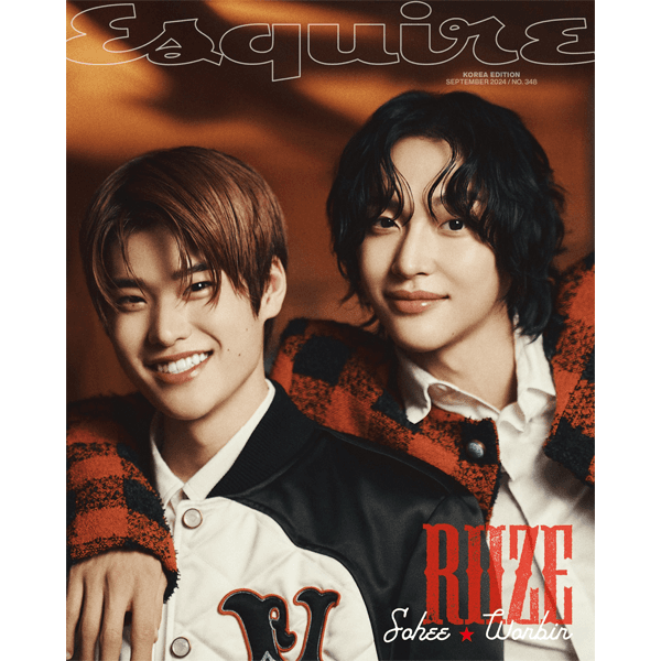 [잡지] [24-09-04] ESQUIRE 에스콰이어 09월 : B형 (표지 : 라이즈 : 원빈&소희 / 내지 : 라이즈 18p)