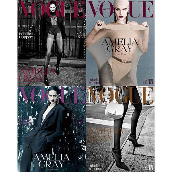 [잡지] [24-11-25] 보그 VOGUE 2024.12 A형 (표지 : 아멜리아 그레이 햄린) *커버 4종 중 1종 랜덤 *별책부록 : VOGUE Living
