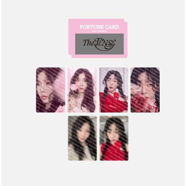 태연 (TAEYEON) - [The TENSE] 포츈 스크래치 카드 SET