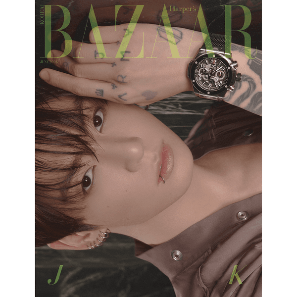 [잡지] [26-06-02] HARPER'S BAZAAR 바자 2026.06 F형 (표지 : 방탄소년단 : 정국 / 내지 : 방탄소년단 : 정국 43p, 제로베이스원 16p)