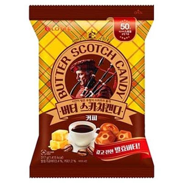 [롯데] 버터 스카치캔디 커피맛 60g