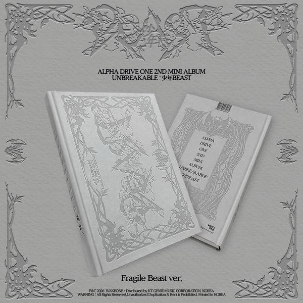 알파드라이브원 (ALPHA DRIVE ONE) - 미니앨범 2집 [UNBREAKABLE : 少年BEAST] (Fragile Beast Ver.)
