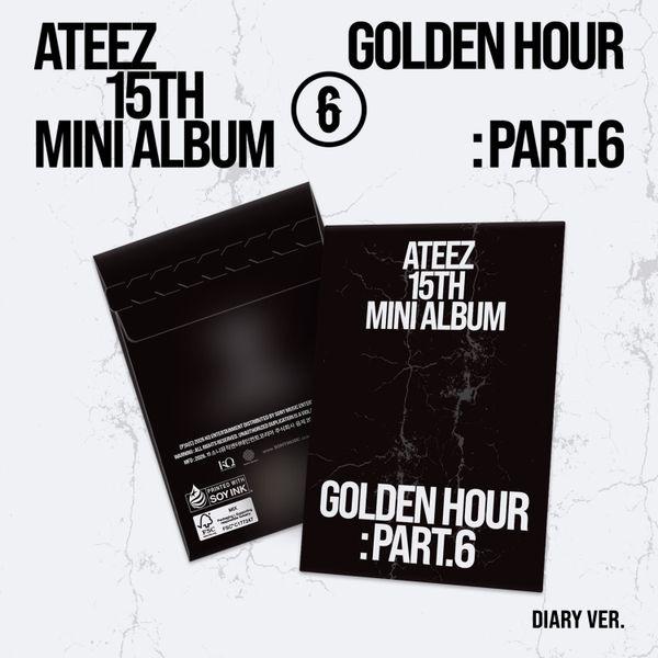 에이티즈 (ATEEZ) - 미니앨범 15집 [GOLDEN HOUR : Part.6] (POCAALBUM Ver.) (DIARY Ver.)