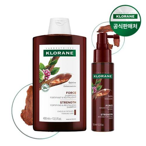 클로란 퀴닌 에델바이스 샴푸 400ml+세럼 100ml