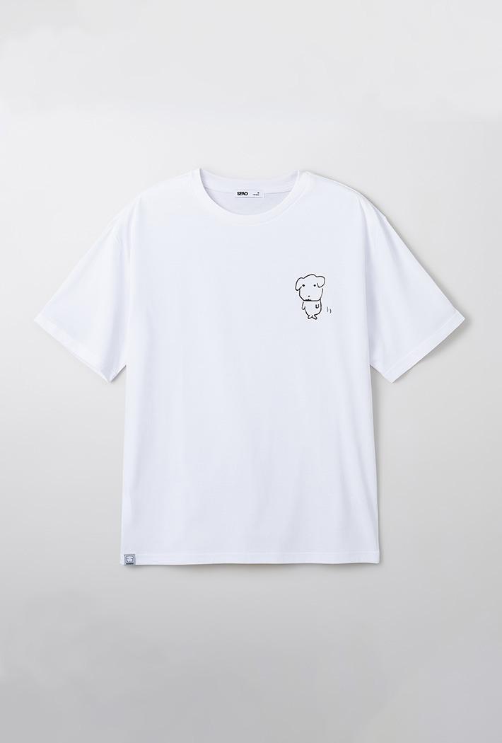 [가나디] 반팔 티셔츠(CHARCOAL)_SPRLF38U02