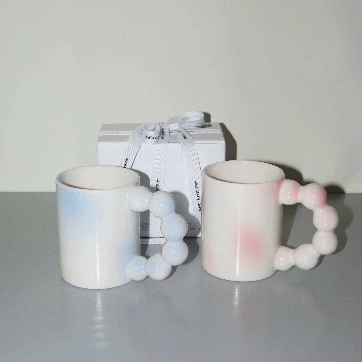 [선물포장] 샤이 비즈 아치 머그 (2종 중 택1)