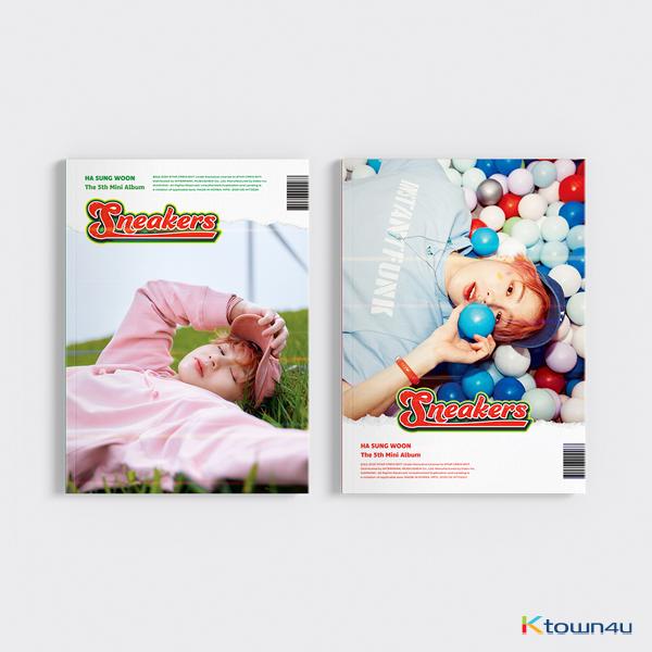 [2CD 세트상품] 하성운 - 미니앨범 5집 [Sneakers] (Breeze 버전 + Easy 버전)