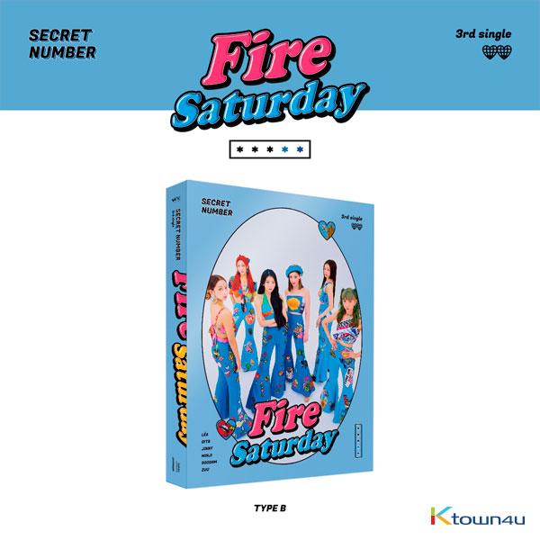 시크릿넘버 (SECRET NUMBER) - 싱글앨범 3집 [Fire Saturday] (TYPE B 버전)