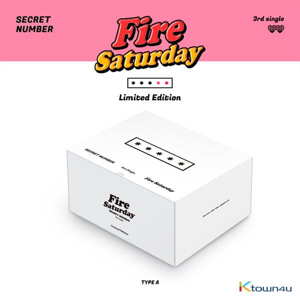 시크릿넘버 (SECRET NUMBER) - 싱글앨범 3집 [Fire Saturday (한정반)] (TYPE A 버전)