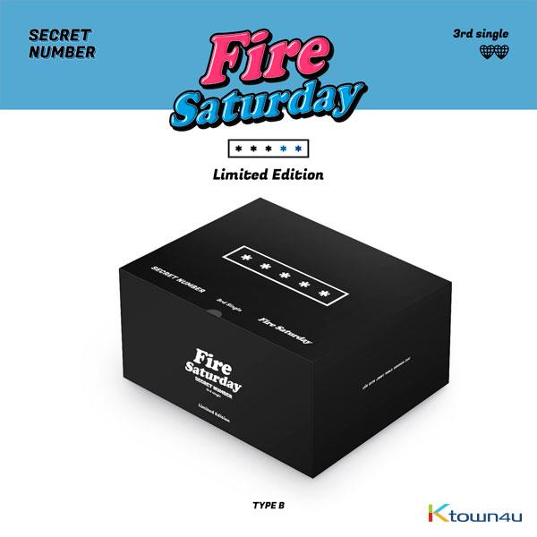 시크릿넘버 (SECRET NUMBER) - 싱글앨범 3집 [Fire Saturday (한정반)] (TYPE B 버전)