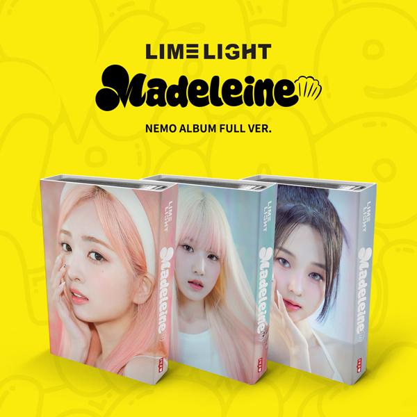 [3CD 세트상품] 라임라잇 (LIMELIGHT) - [MADELEINE] (NEMO ALBUM FULL VER.) (MIU VER. + SUHYE VER. + GAEUN VER.)