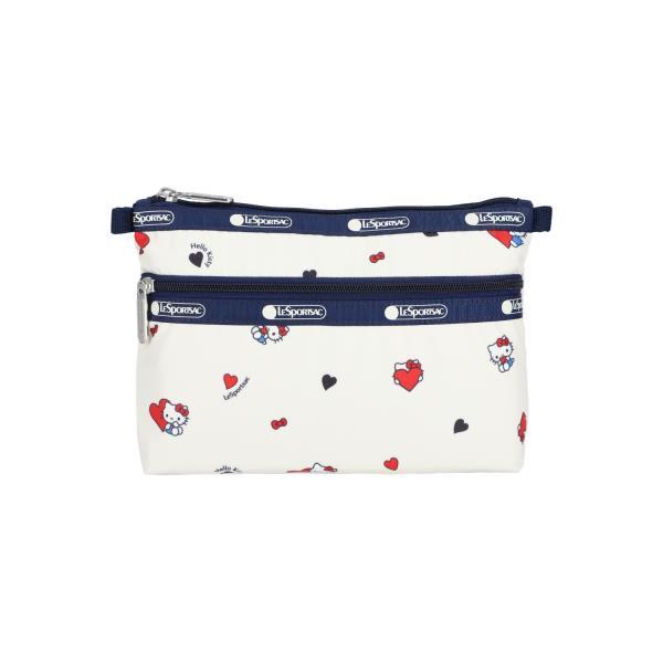 HELLO KITTY COSMETIC CLUTCH HEART TO HEART