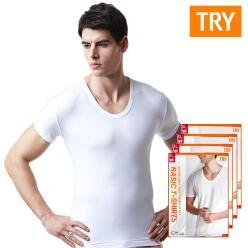 (30%즉시할인) TRY 남반팔런닝 (4매입) 남자런닝 남성속옷