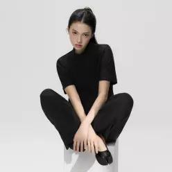 스컬피그 소프텍스 하프넥 반팔 티셔츠 (4컬러)