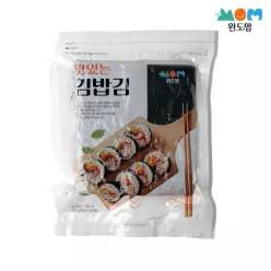 완도맘 두번 구운 김밥김 100매 잘안터지는 프리미엄 김밥김