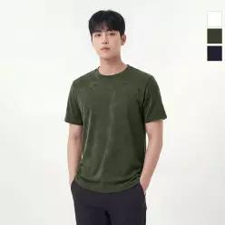 웨스트우드 남성 자카드 라운드티_WO2MCTR433