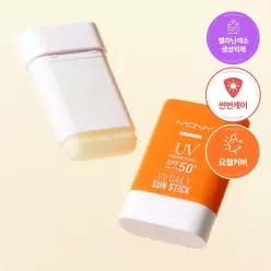 MQNY UV 데일리 에어리 선스틱 15g /SPF50+ PA++++ 매끈한 보송한 부드러운 모공 가벼운 세라마이드