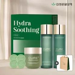 김정문알로에 큐어 하이드라 수딩 프리미엄 선물세트 (+쇼핑백)