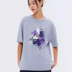 SPRAY PAINT T-SHIRT M.GREY