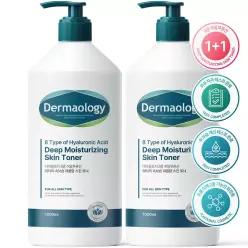 1+1더마올로지 8중 히알루론산 대용량 수분 토너 1L 스킨 토너 닦토 닥토 모공 여성 여자 남성 남자