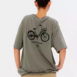 CLASSIC BIKE T-SHIRT L.KHAKI