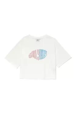 GRADATION WOMEN T-SHIRT WHITE