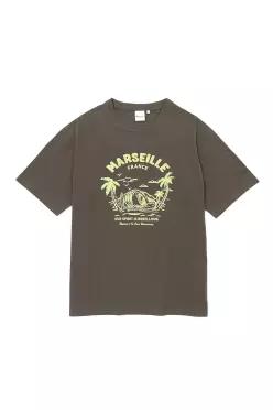 TROPICAL T-SHIRT BROWN