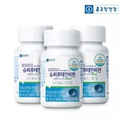 종근당건강 슈퍼 루테인 비젼 6개월분 눈건강 5중복합제품 3병