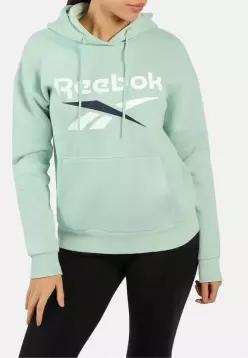 Reebok 리복 마를로 2 컬러 로고 후드티 - 평온한 청록색 7505054