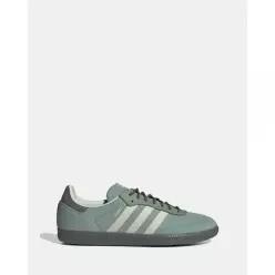 adidas 아디다스 오리지널스 삼바 OG - 성별 무관 은색 녹색, 린넨 녹색 및 회색 식스 7634251
