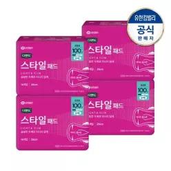 디펜드 여성용 스타일 데일리 패드 요실금 울트라슬림 중용량 날개형14PX4팩