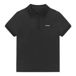 119375 UPPERSTROP GOLF UWT25015-01 UPST 여성 스트레치 피케 카라 티셔츠 블랙