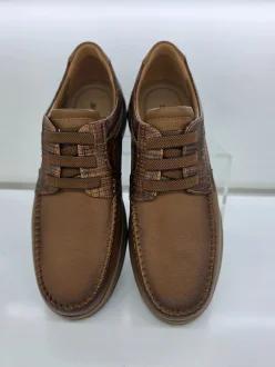 남성 4cm 체크 나염 포인트 데크 슈즈 LCMC62U61337KJ_KJ_KJ