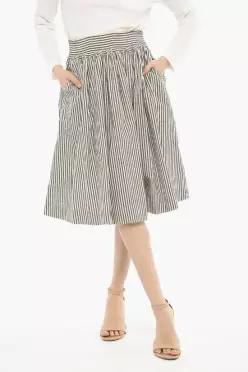 울리치 미디 스커트 CFWWSK0020FRUT2103 31010 Bianco Grigio