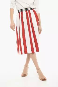 울리치 롱 스커트 CFWWSK0019FRUT2111 5355 Bianco Rosso