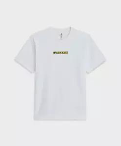 컨버스 CONVERSE x 미니언즈 티셔츠 화이트 CVM6T225-WHT