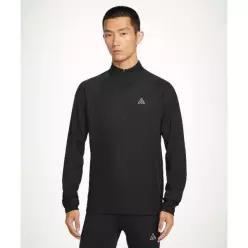 NIKE ACG 드라이 핏 미드 레이어 쿼터집 트레일 러닝 탑 M - 블랙:서밋 화이트 IO9670-010 1633000