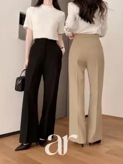 (MADE/숏롱/히든밴딩/비율보정핏) 베일리 2기장 히든밴딩 스트레이트 가을슬랙스 ps5940