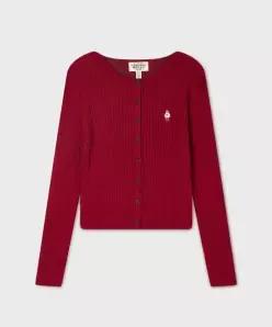 후아유 WHOAU High Gauge Cotton Cable Cardigan WHCKG4821F