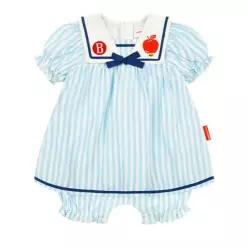 BEBE DE PINO 베이비 애플 스트라이프 세일러 카라 오버롤_BP62OV252 481485