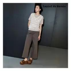 라삐아프 26SS 워시드 세미 와이드 크롭 데님 팬츠 1 + 1세트 런칭 가격 79,900원