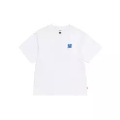 K262UTS991 쿨 동물 백그래픽 반팔 티셔츠 WHITE
