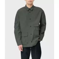 디키즈 DICKIES 릴렉스드 스테이트먼트 롱 슬리브 셔츠 Gunmetal 314620