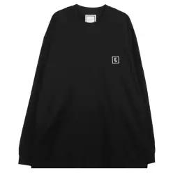 우영미 로고 긴팔 티셔츠 W261TS51-713B