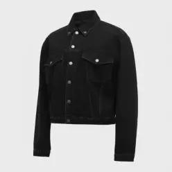 ENTIRE STUDIOS (U) 슈렁큰 데님 재킷 매그너타이트 SHRUNKEN DENIM JACKET MAGNETITE 270380